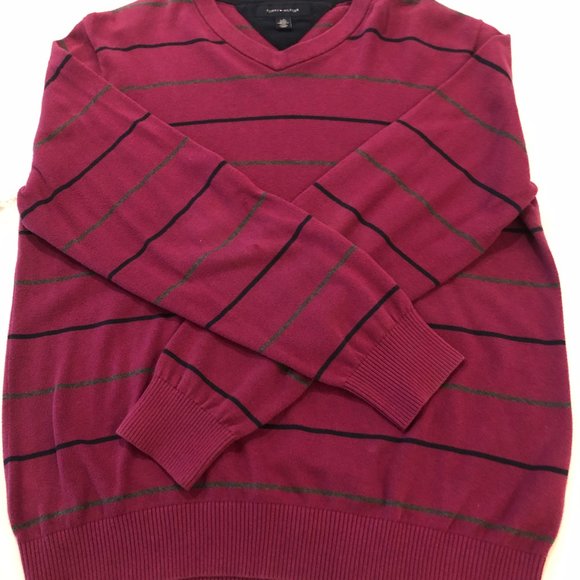 Men's V-Neck Tommy Hilfiger Sweater - Picture 3 of 4